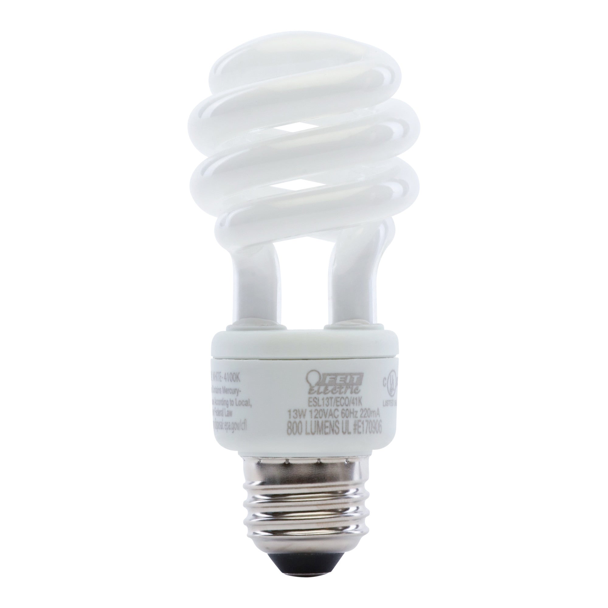 60 W Replacement Cool White General Purpose A19 CFL Light Bulb