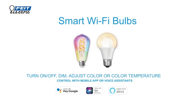 Feit Electric Wi-Fi Smart Dimmer 2-Pack Alexa Siri & Google