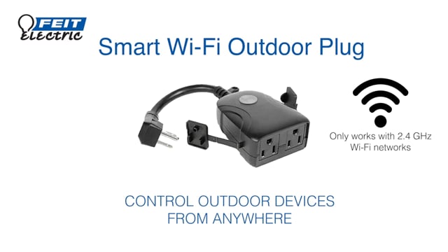 Feit Wi-Fi Smart Outdoor Plug 2-pack 17801722086
