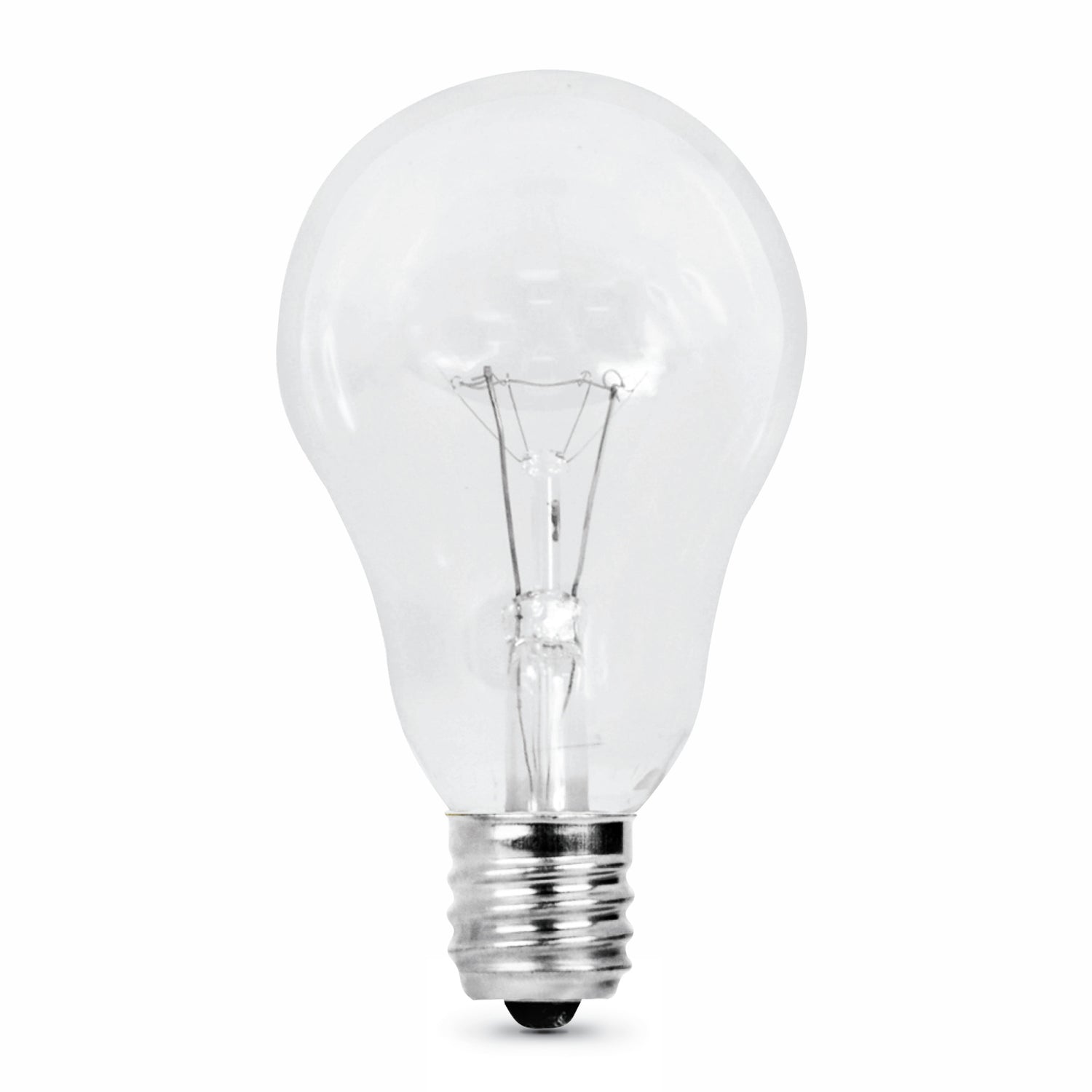 40W Soft White (2700K) E17 Base Incandescent A15 Light Bulb (2-Pack)