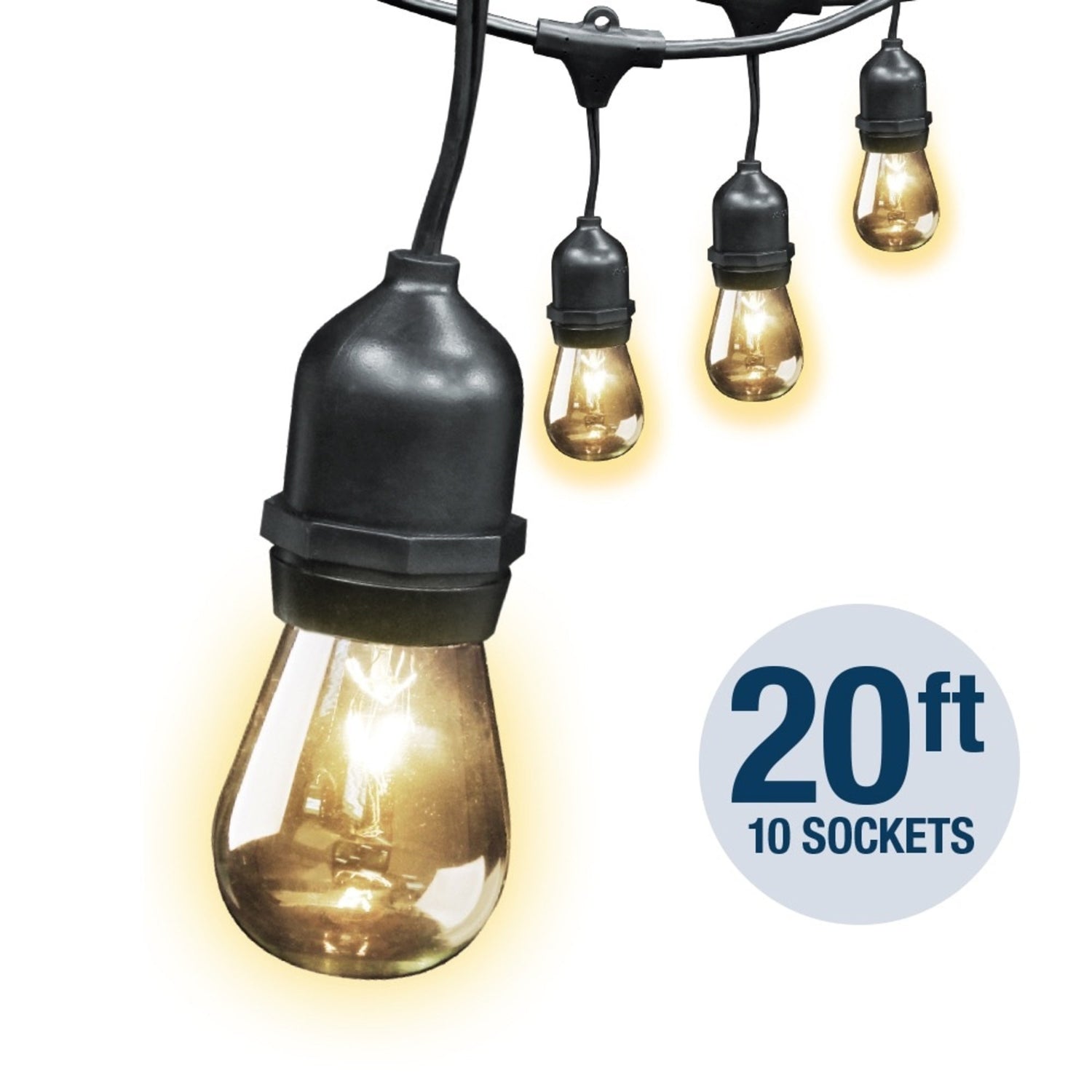 20 ft. Incandescent String Light Set