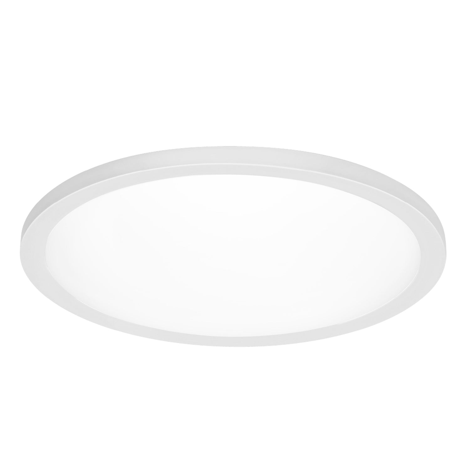 5 in. Round 7.2W (50W Replacement) Selectable White Dimmable LED Flat Panel Ceiling Downlight, White