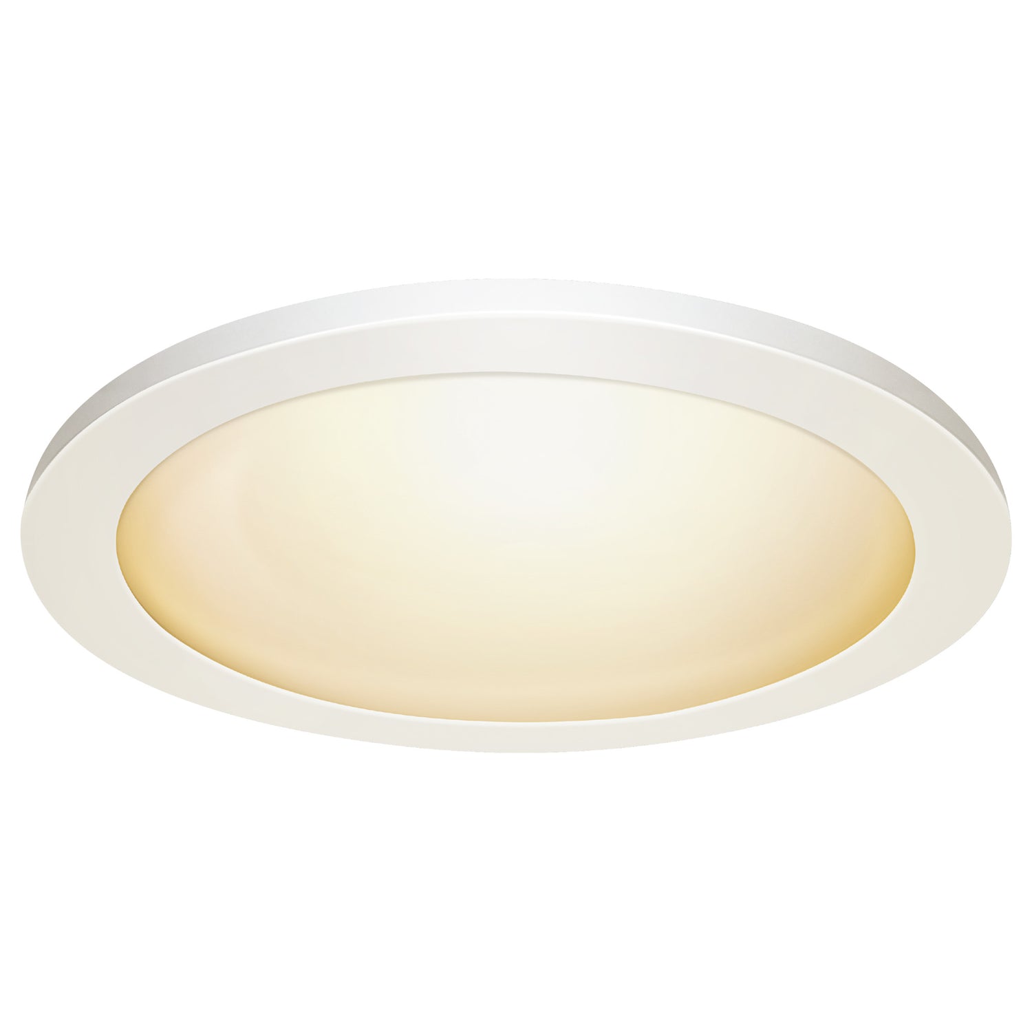 15 in. 22.5W (32W Replacement) Selectable White (5CCT) White Round Flat Panel Ceiling Downlight