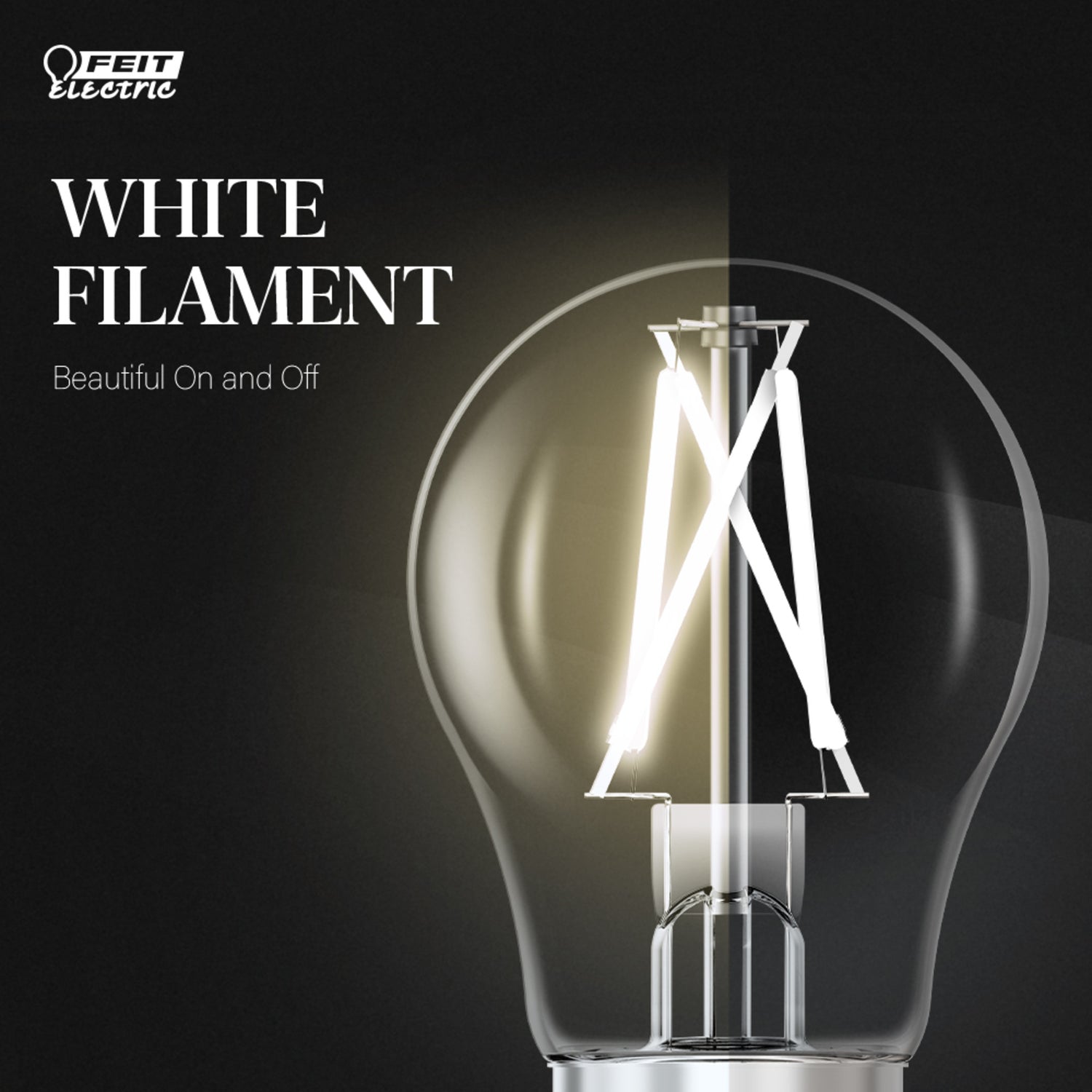 5W (40W Replacement) Soft White (2700K) A15 E17 Intermediate Base Exposed White Filament LED Light Bulb (2-Pack)