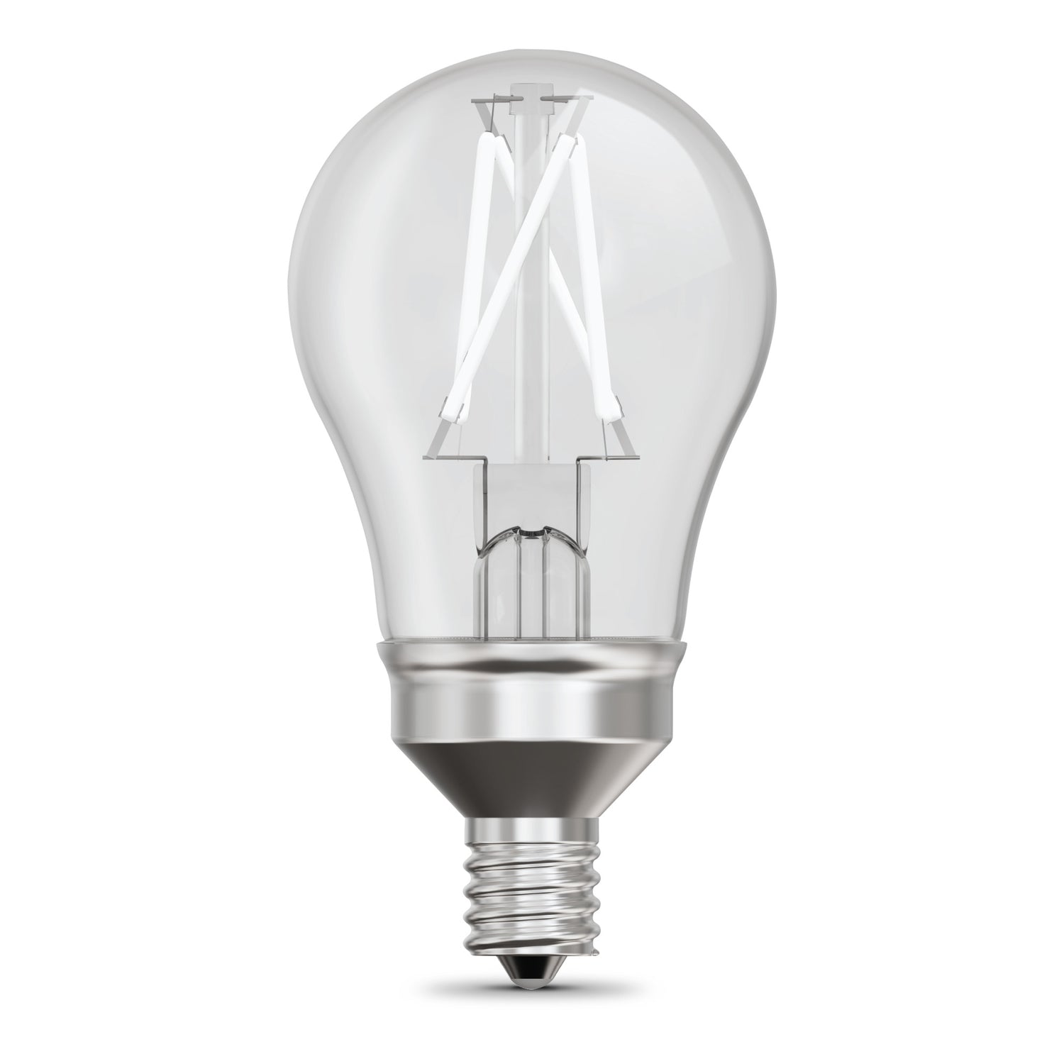 5W (40W Replacement) Soft White (2700K) A15 E17 Intermediate Base Exposed White Filament LED Light Bulb (2-Pack)