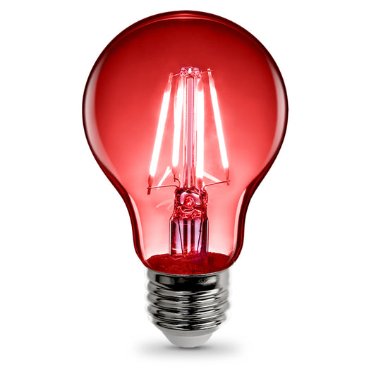 4.5W A19 Red Filament LED Filament Light Bulb