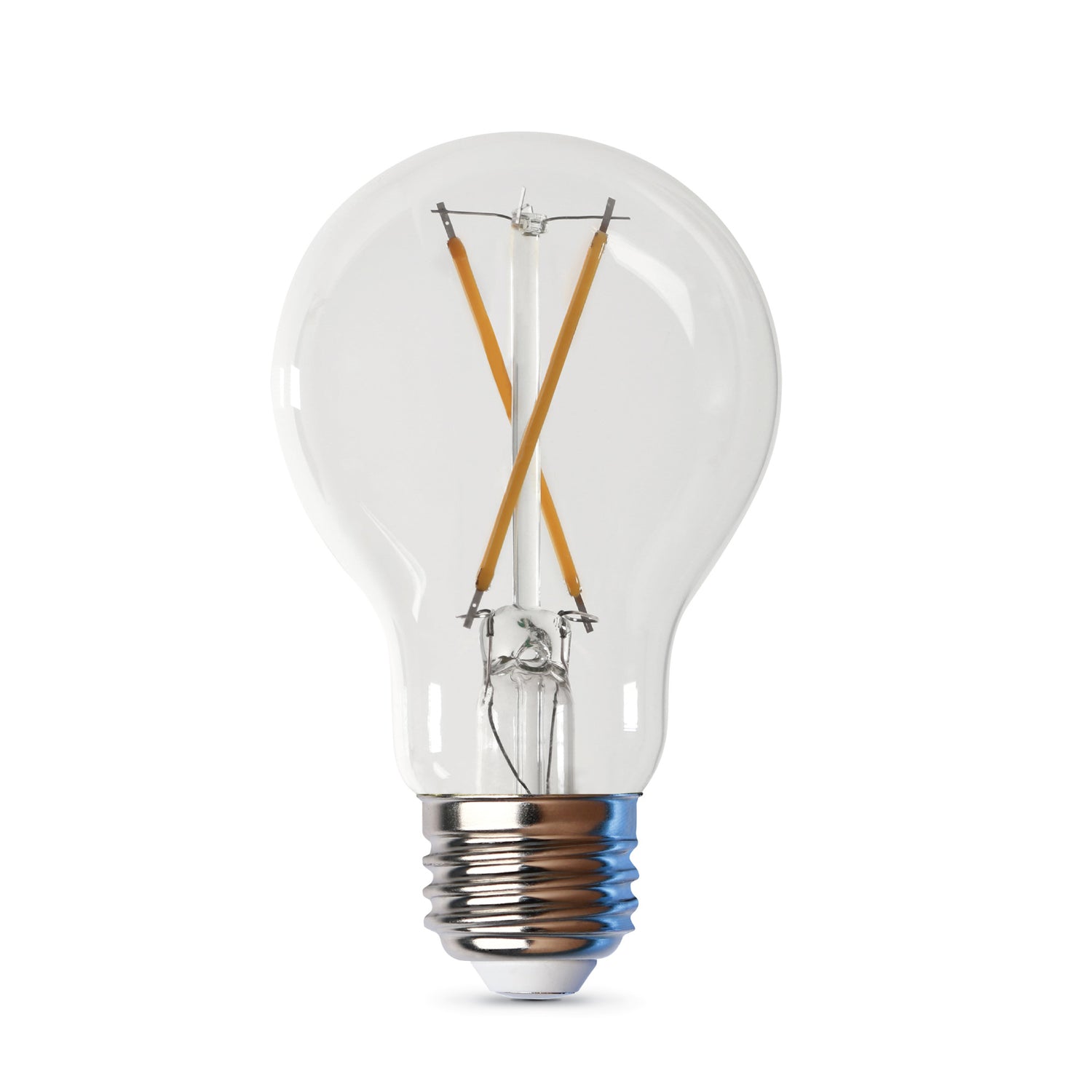 5W (40W Replacement) Soft White (2700K) A19 (E26 Base) Filament LED Light Bulb (4-Pack)