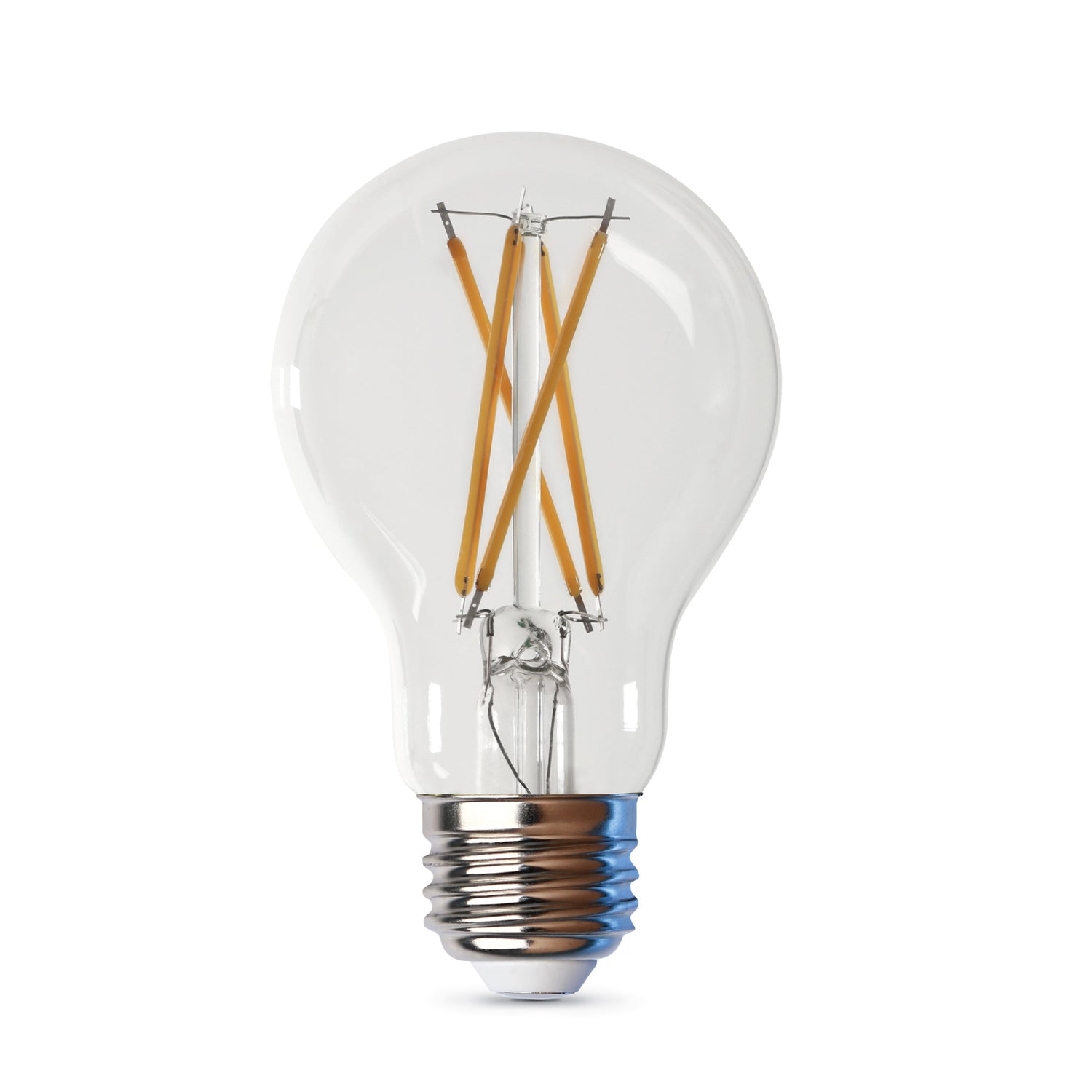9W (60W Replacement) Daylight (5000K) A19 Shape (E26 Base) Filament LED Light Bulb (4-Pack)