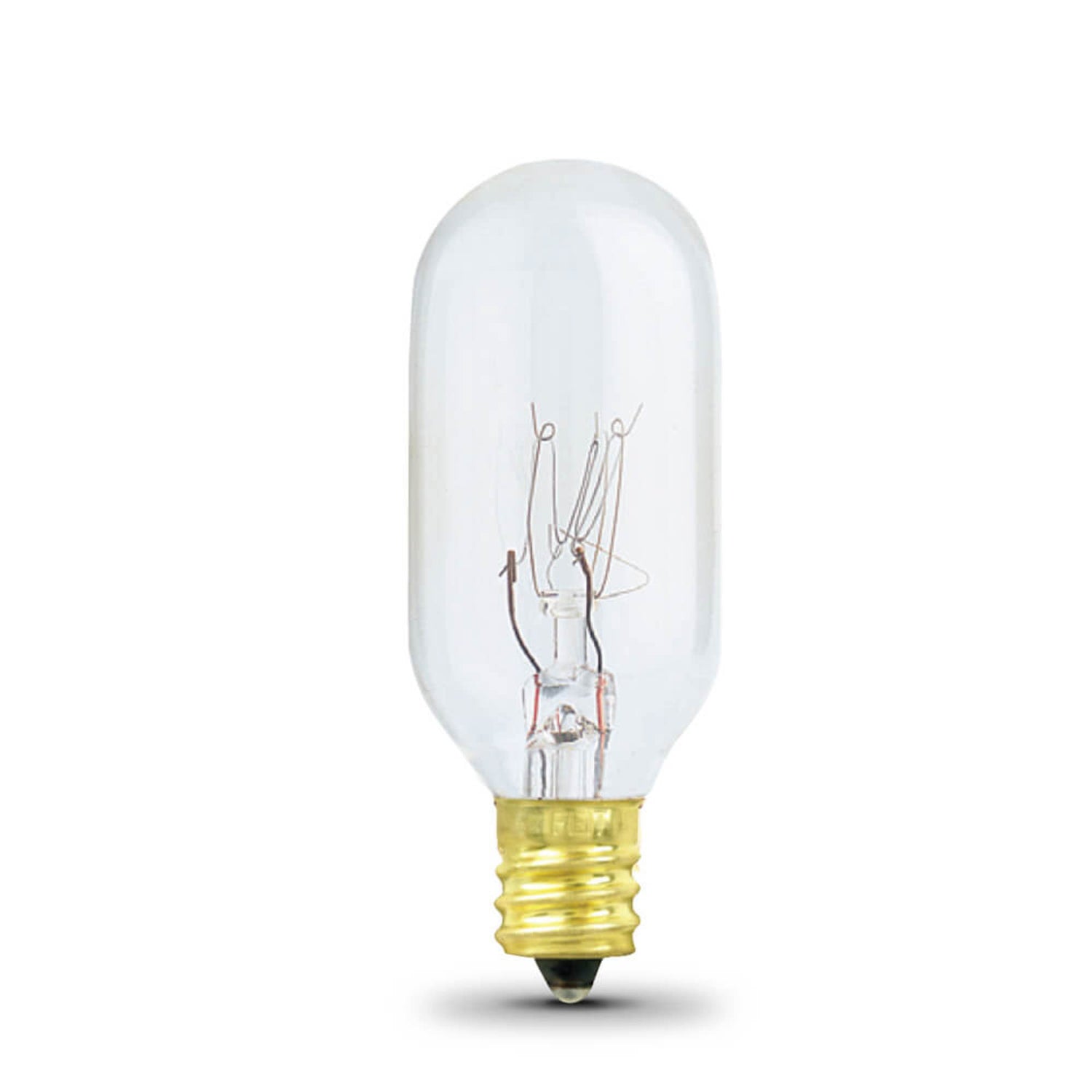 15W Soft White (2700K) E17 Intermediate Base T7 Incandescent Appliance Light Bulb
