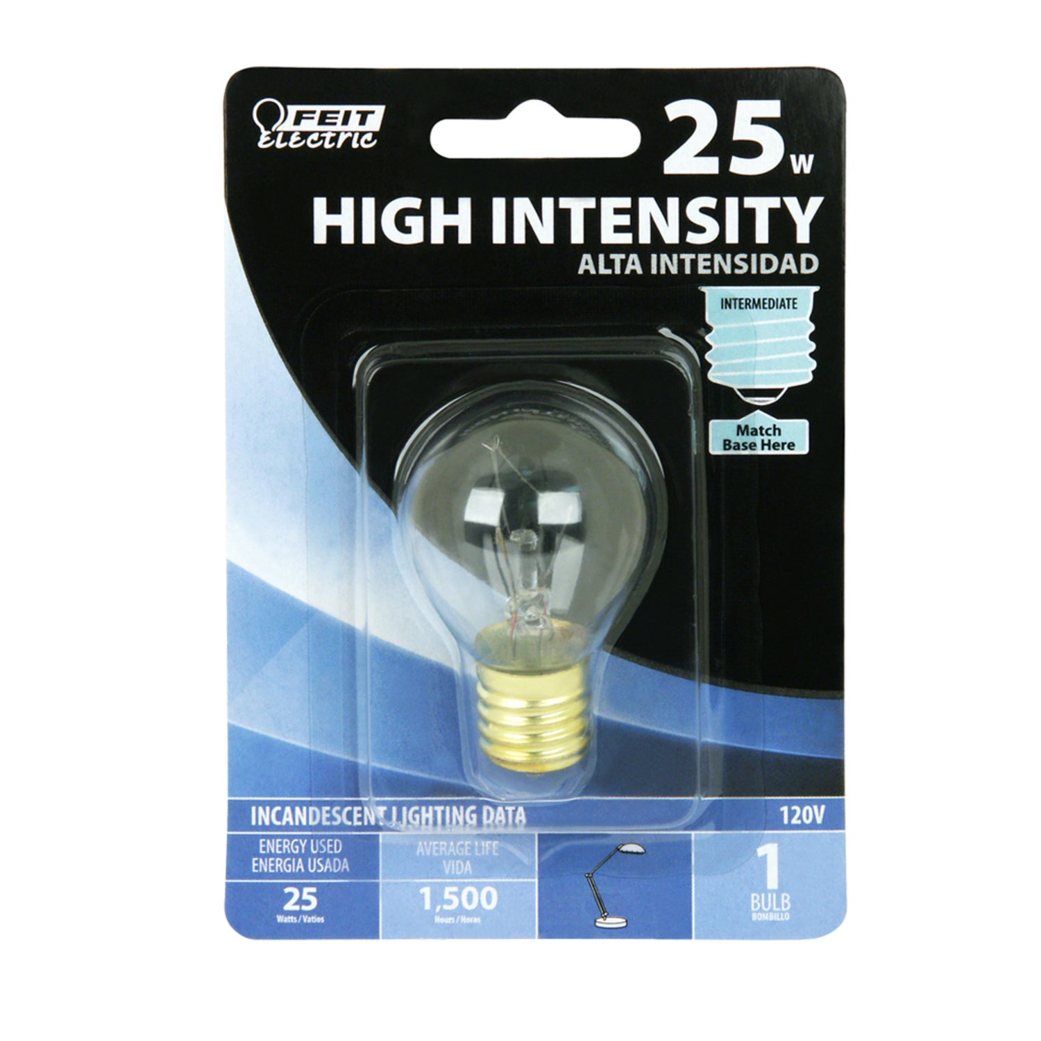 25W S11 High Intensity Incandescent Light Bulb