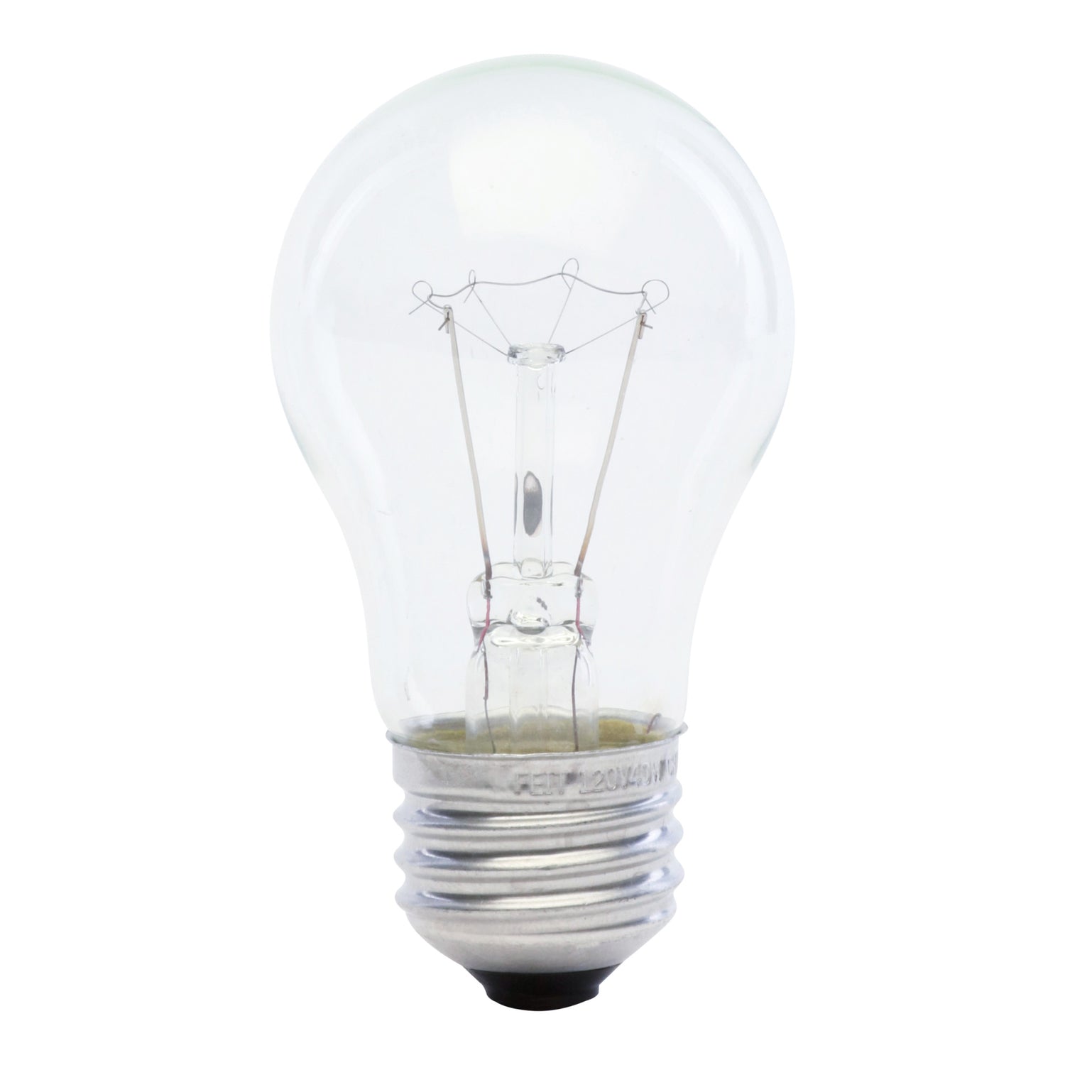 40W Soft White (2700K) E26 Base Clear A15 Dimmable Incandescent Light Bulb (2-Pack)