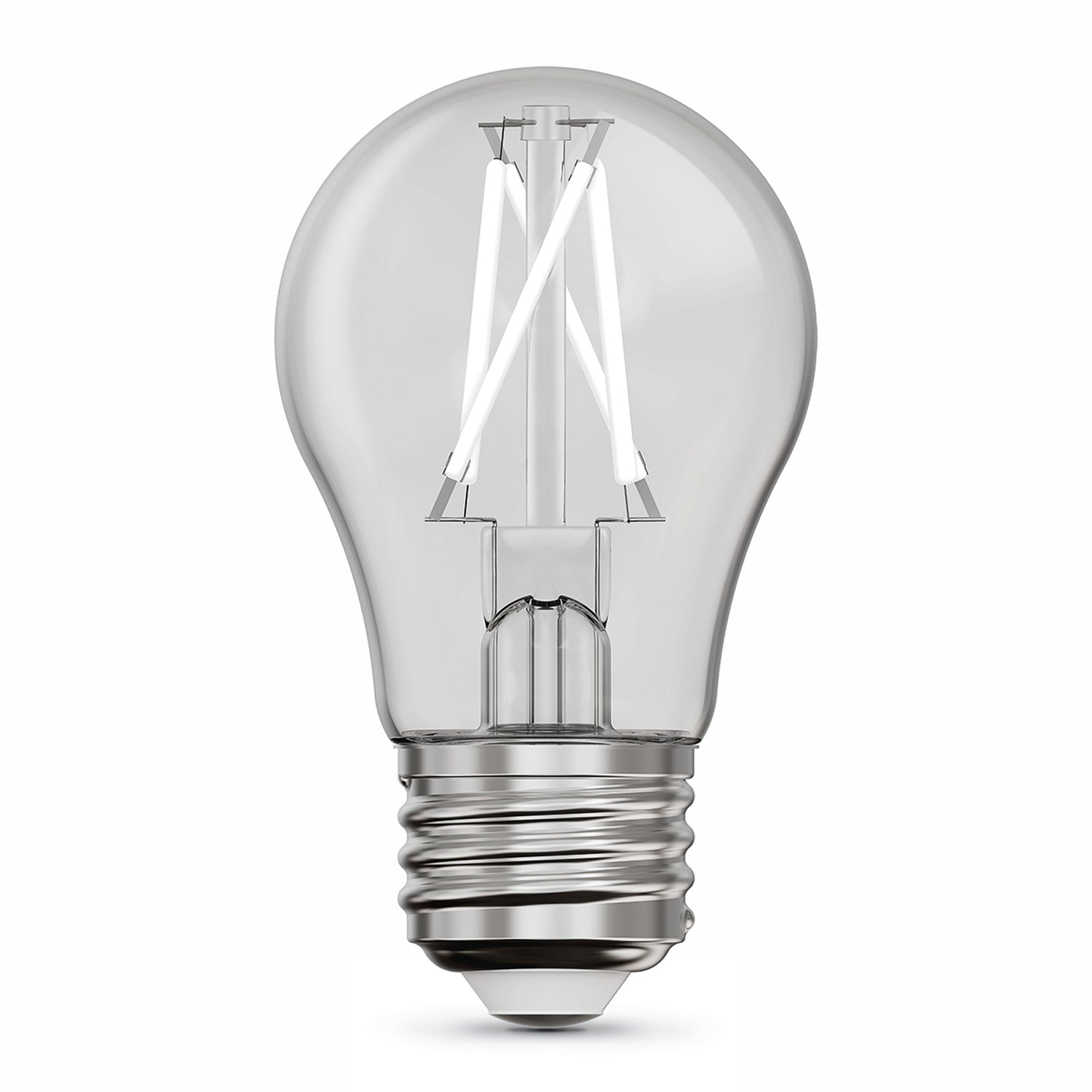 5W (40W Equivalent) Soft White (2700K) A15 E26 Base Exposed White Filament LED Light Bulb (2-Pack)