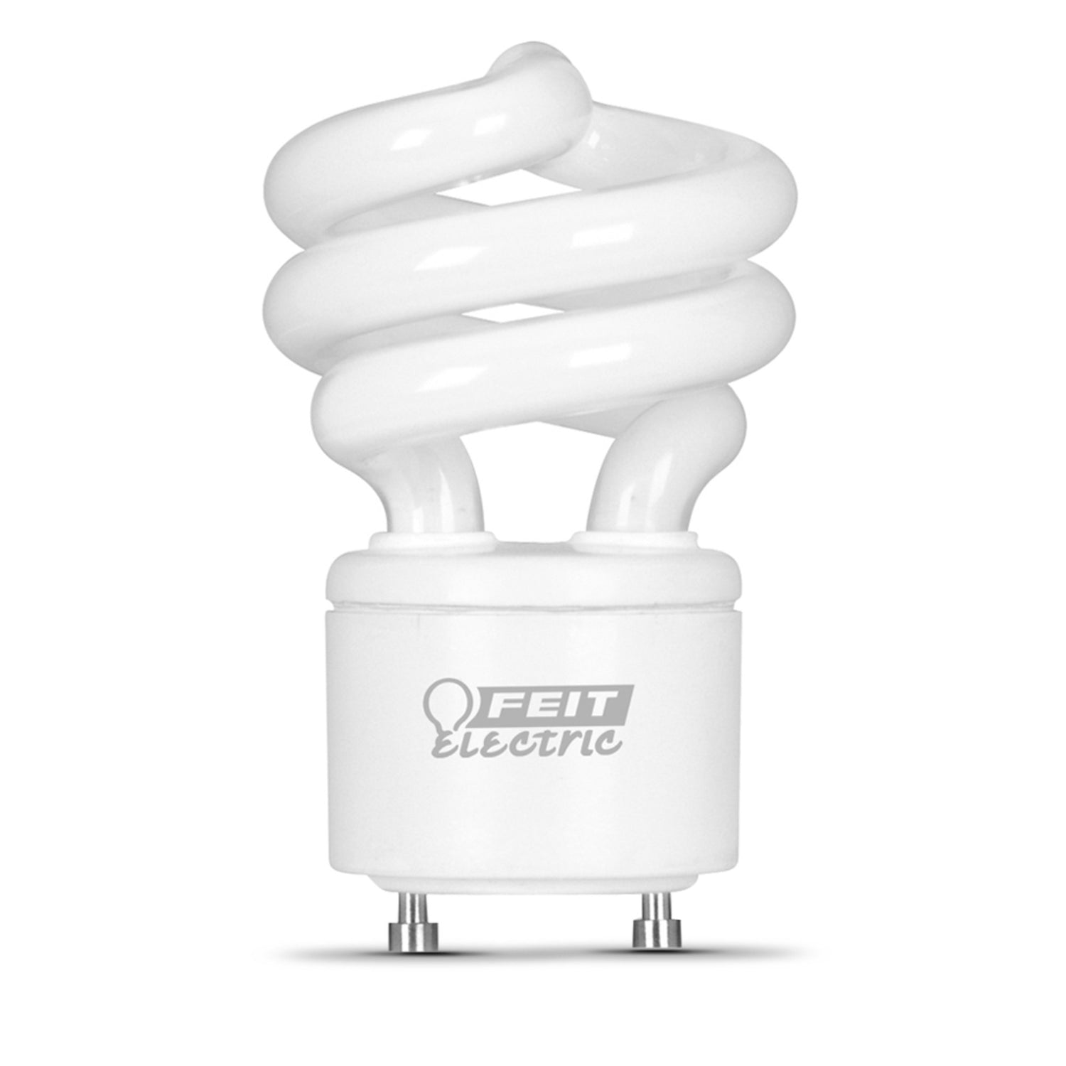 13W (60W Replacement) Daylight (5000K) GU24 Base T3 Spiral Non-Dimmable Compact Fluorescent CFL