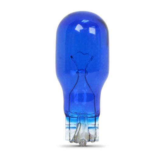 4W Blue Wedge Base T5 Incandescent Bulb (2-Pack)