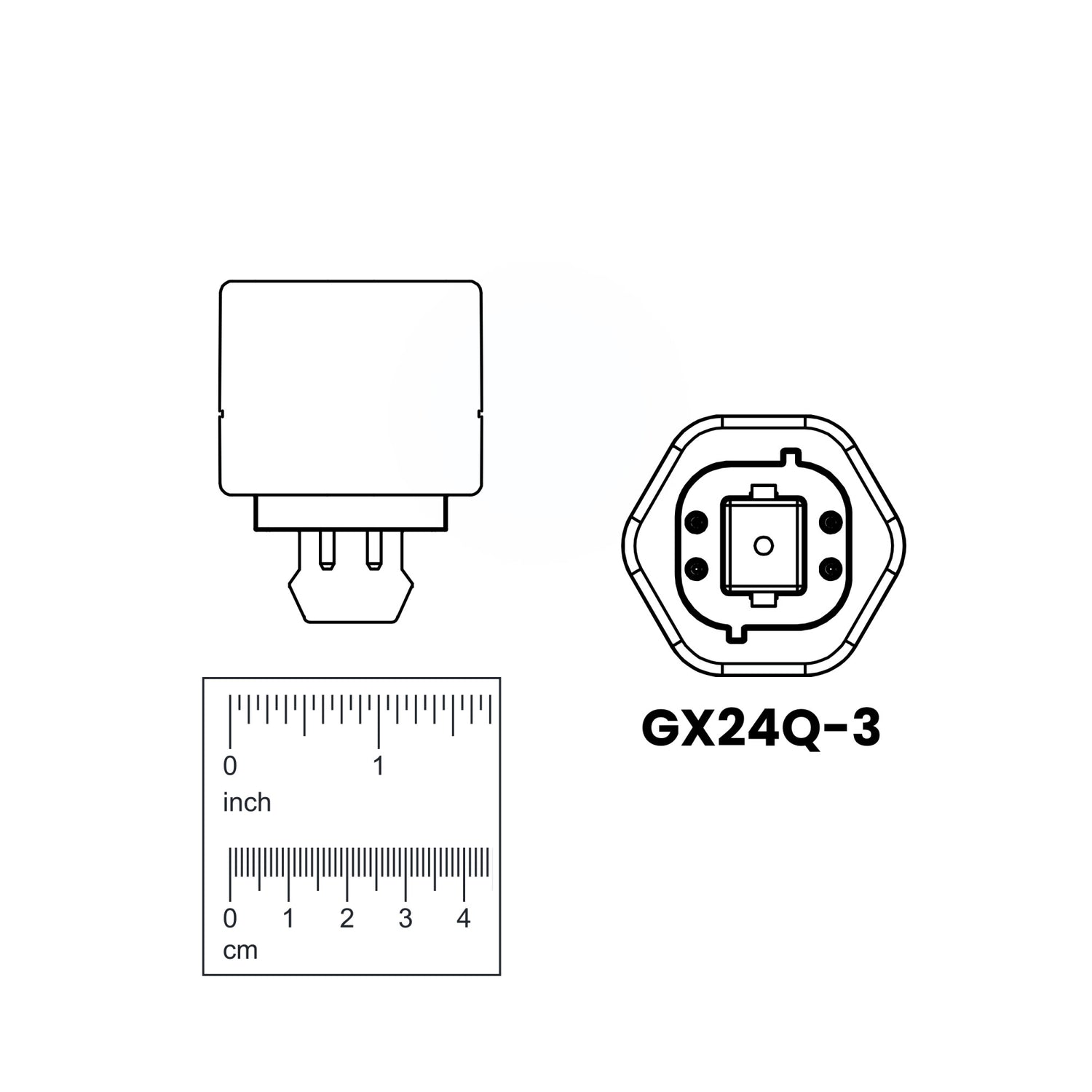 15W (32W Equivalent) Bright White (3500K) GX24q-3 Base Direct Replacement (Type A) Triple Tube PL LED Light Bulb