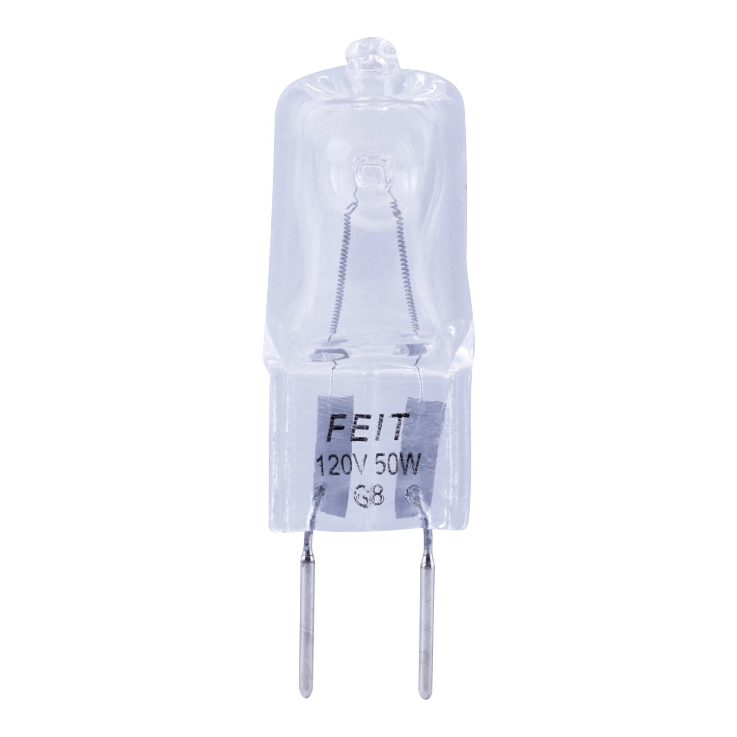 50W Bright White (3000K) Bi-Pin G8 Base (T4 Replacement) Halogen Replacement Light Bulb