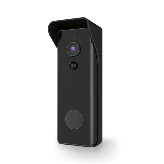 Wired or Battery-Powered Smart Wi-Fi Video Doorbell Camera with Motion Detection and Two-Way Audio