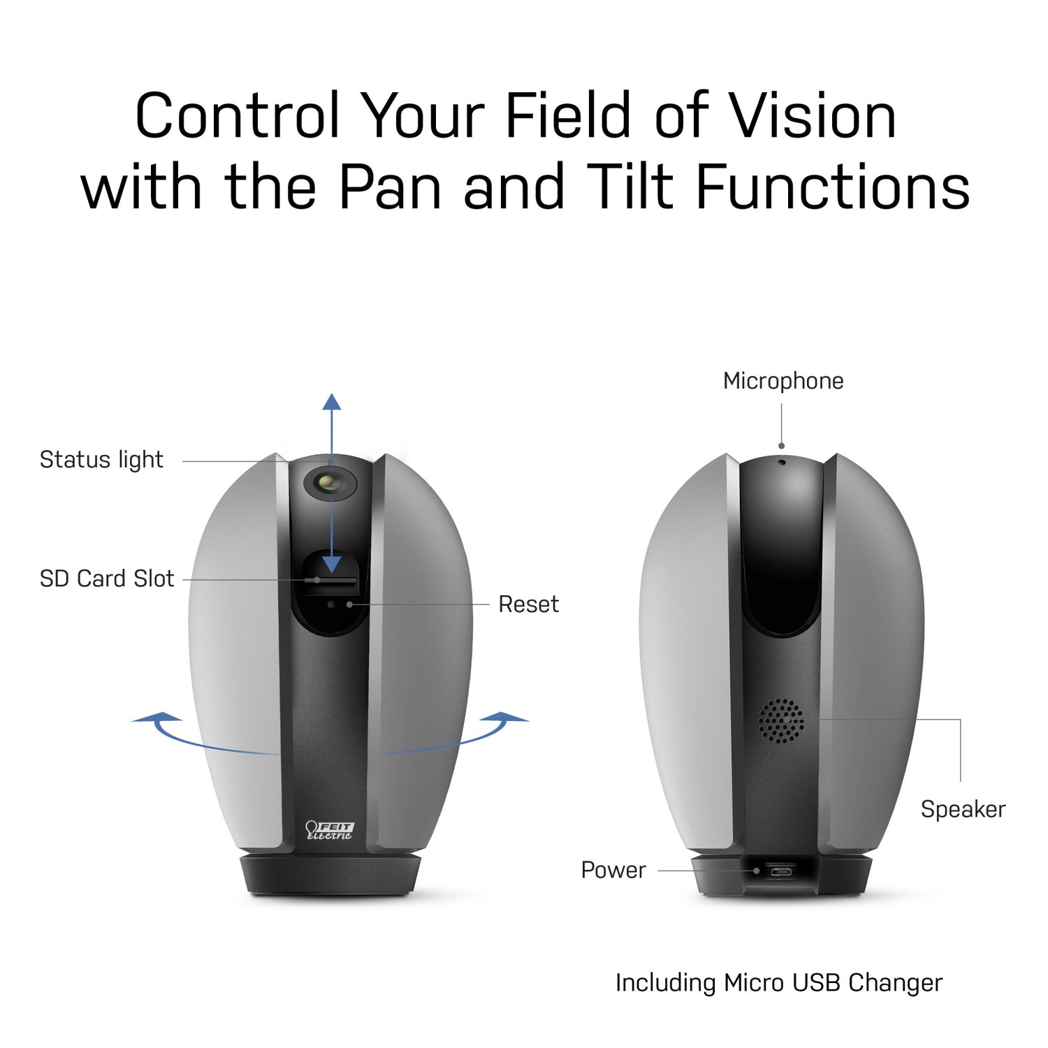 Indoor Pan/Tilt Smart Wi-Fi Camera