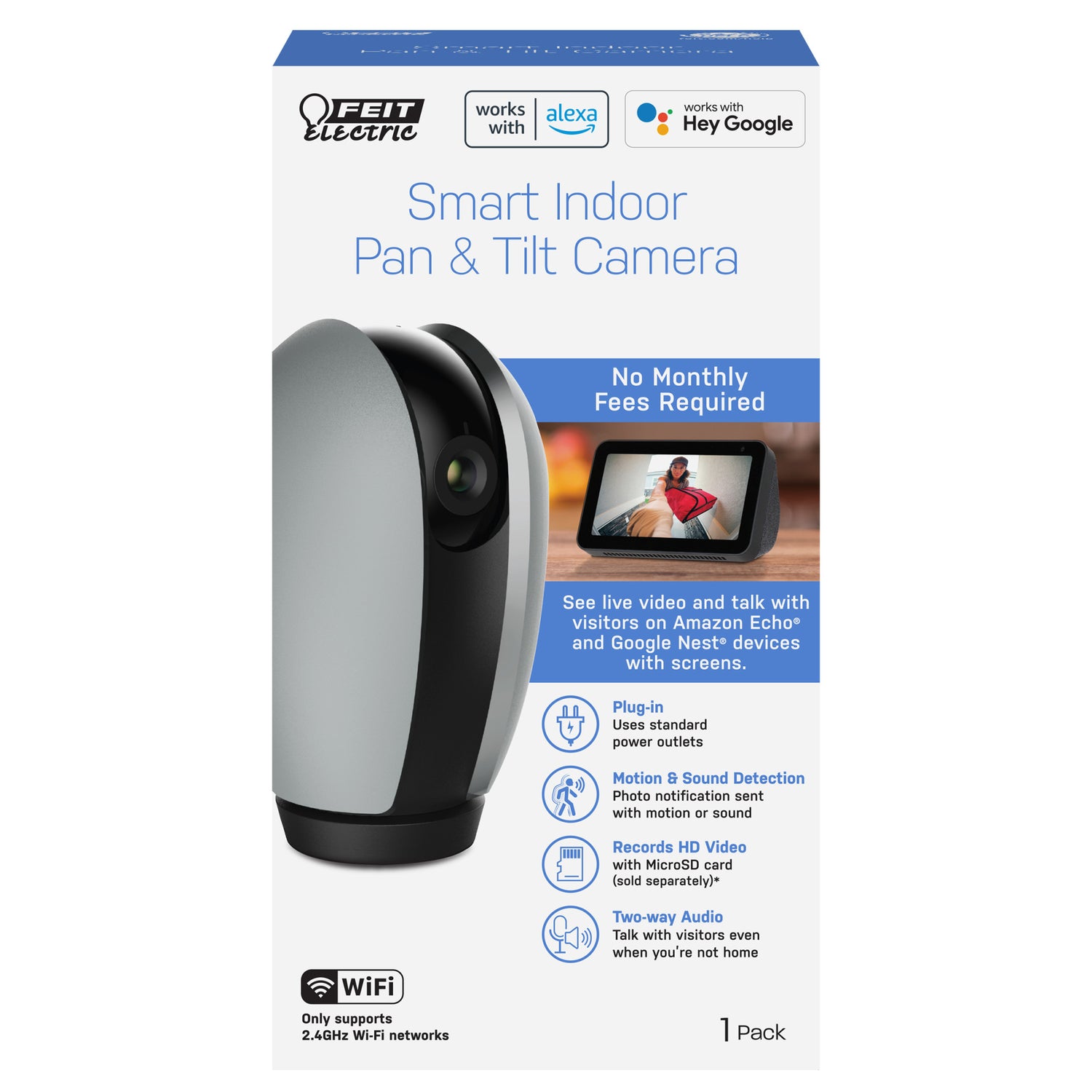 Indoor Pan/Tilt Smart Wi-Fi Camera