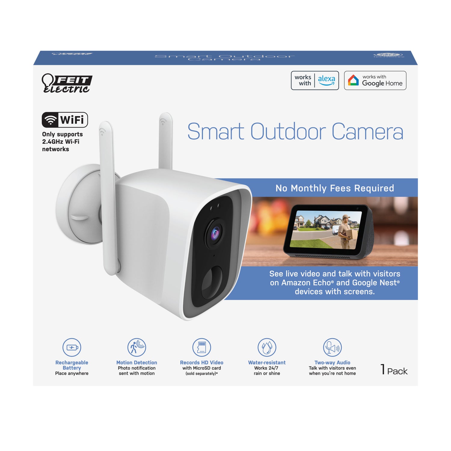 Outdoor Battery Powered Smart Wi-Fi Camera