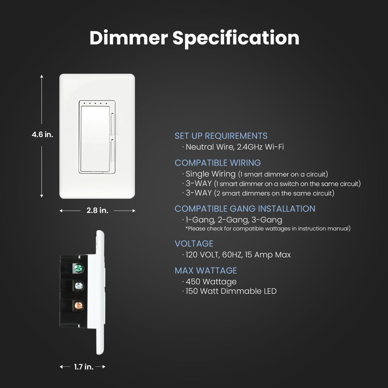 Smart Wi-Fi Dimmer