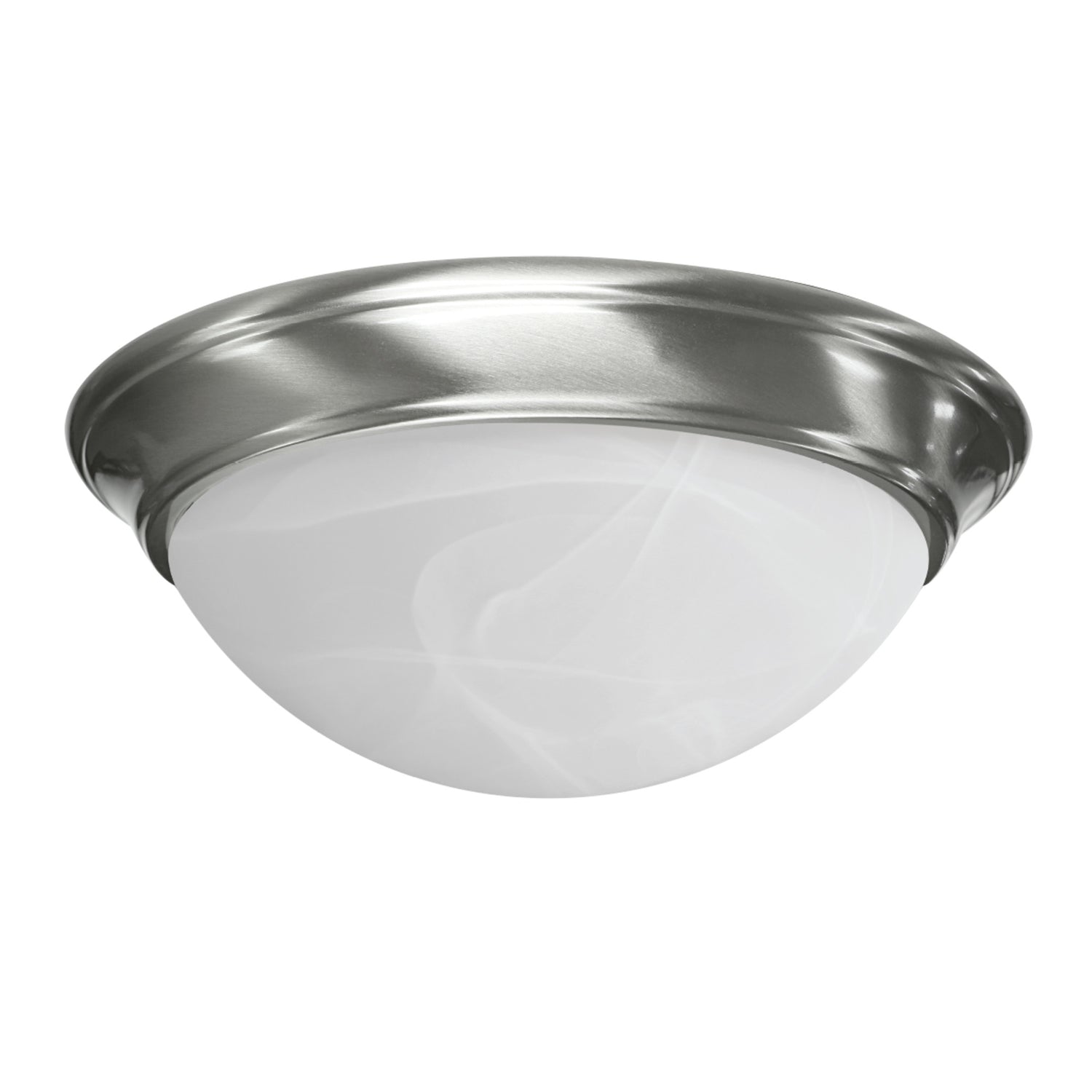 13 in. Color Selectable LED Nickel Ceiling Fixture