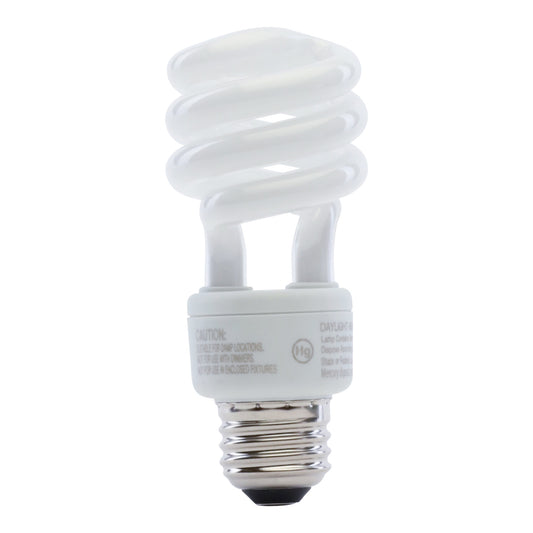 60W Replacement Daylight E26 Base Mini Twist General Purpose CFL Light Bulb (4-Pack)