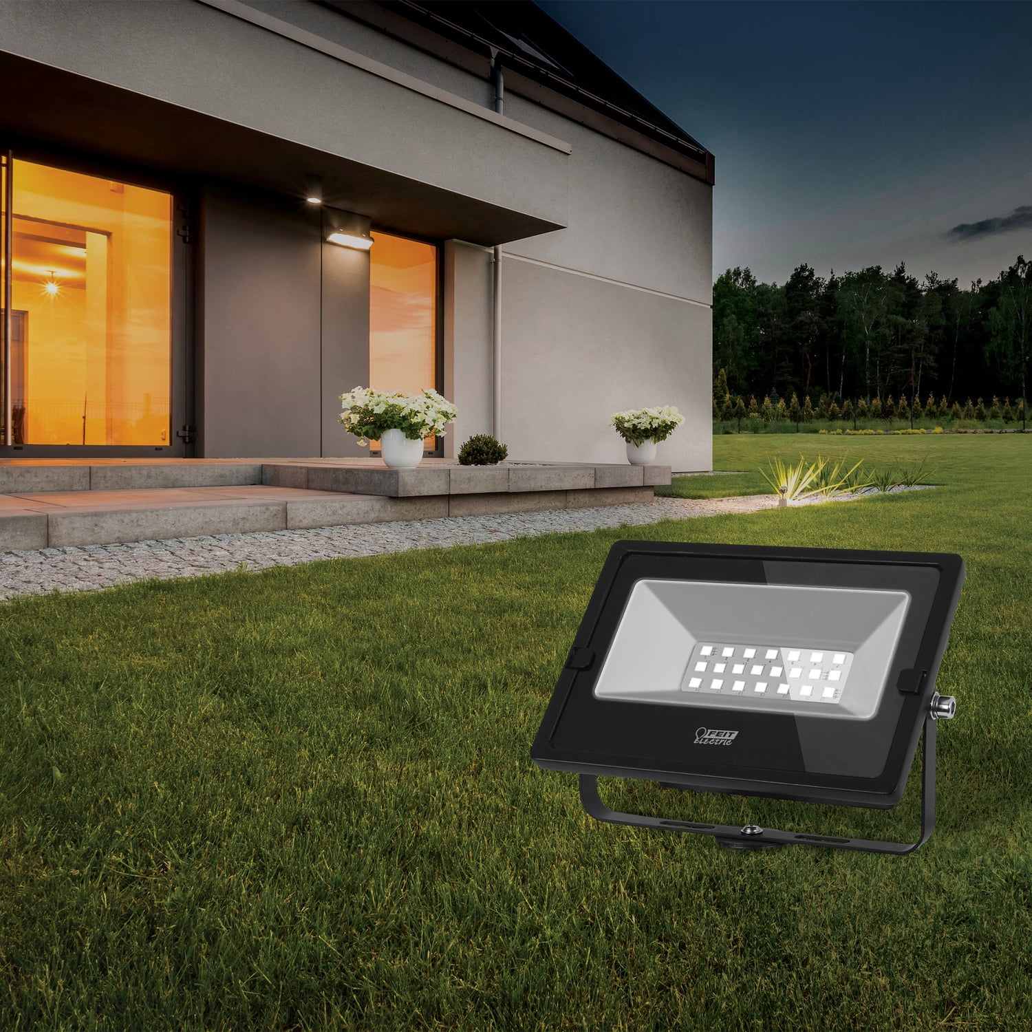 30W Color Caster Color Changing Outdoor LED Flood Light with Remote Control