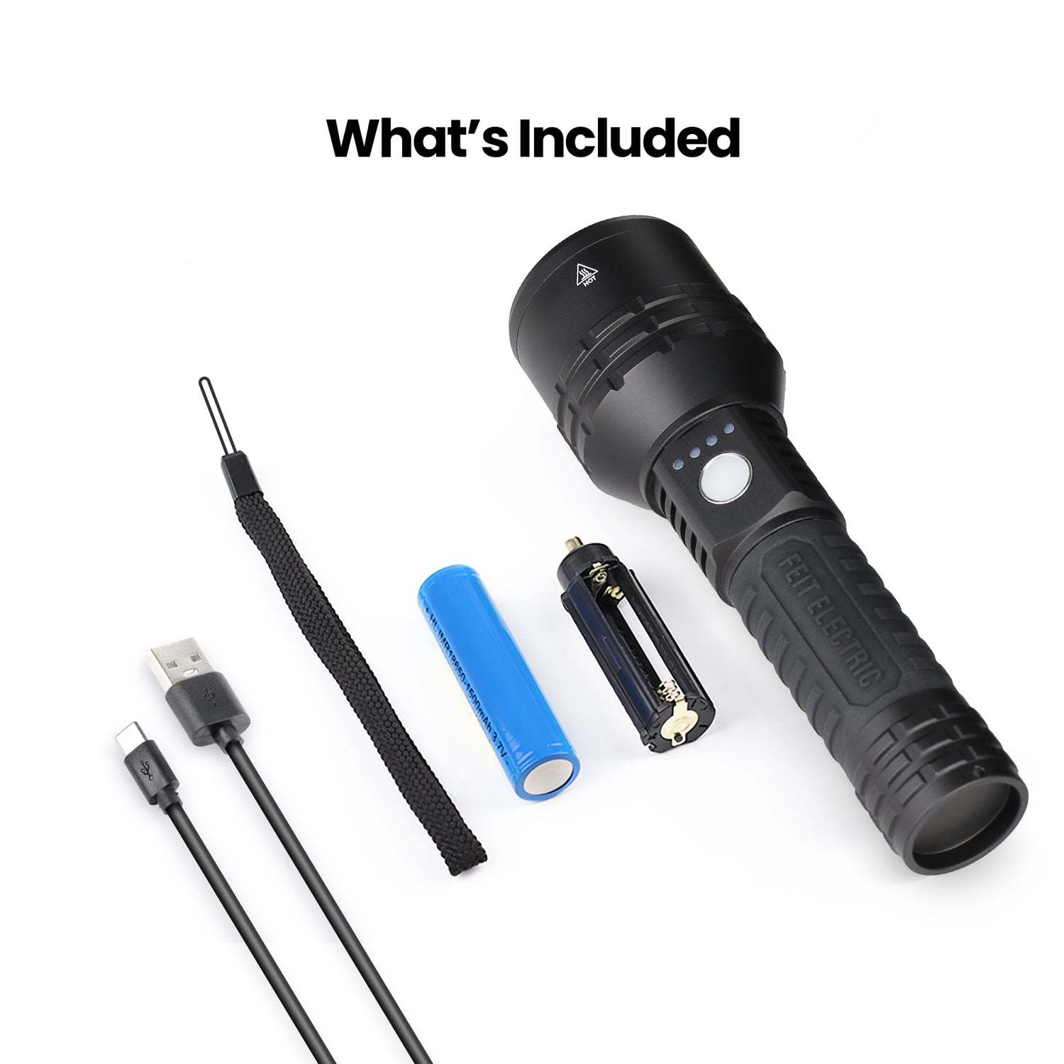 7.5 in. LED Long Range Flashlight