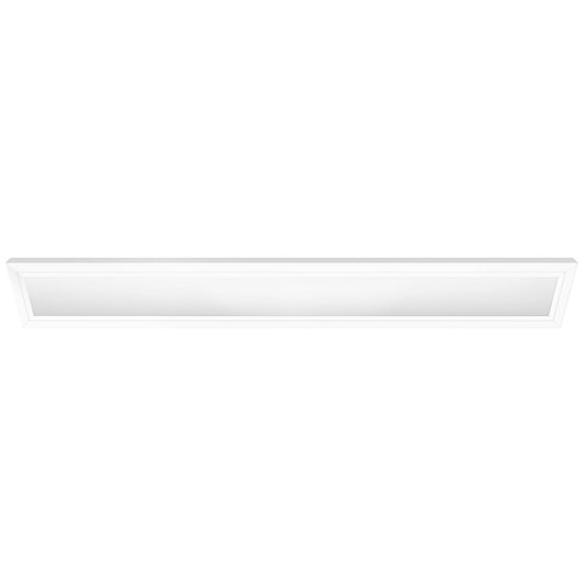 0.5 ft. x 4 ft. 25W Selectable White (5CCT) White Dimmable Integrated LED Edge-Lit Flat Panel Flush Mount Light