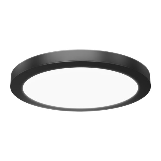 13 in. 15W Selectable White Edge-lit Black LED Light Fixture