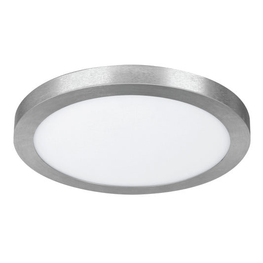 15 in. Nickel Finish Color Select LED Light Fixture