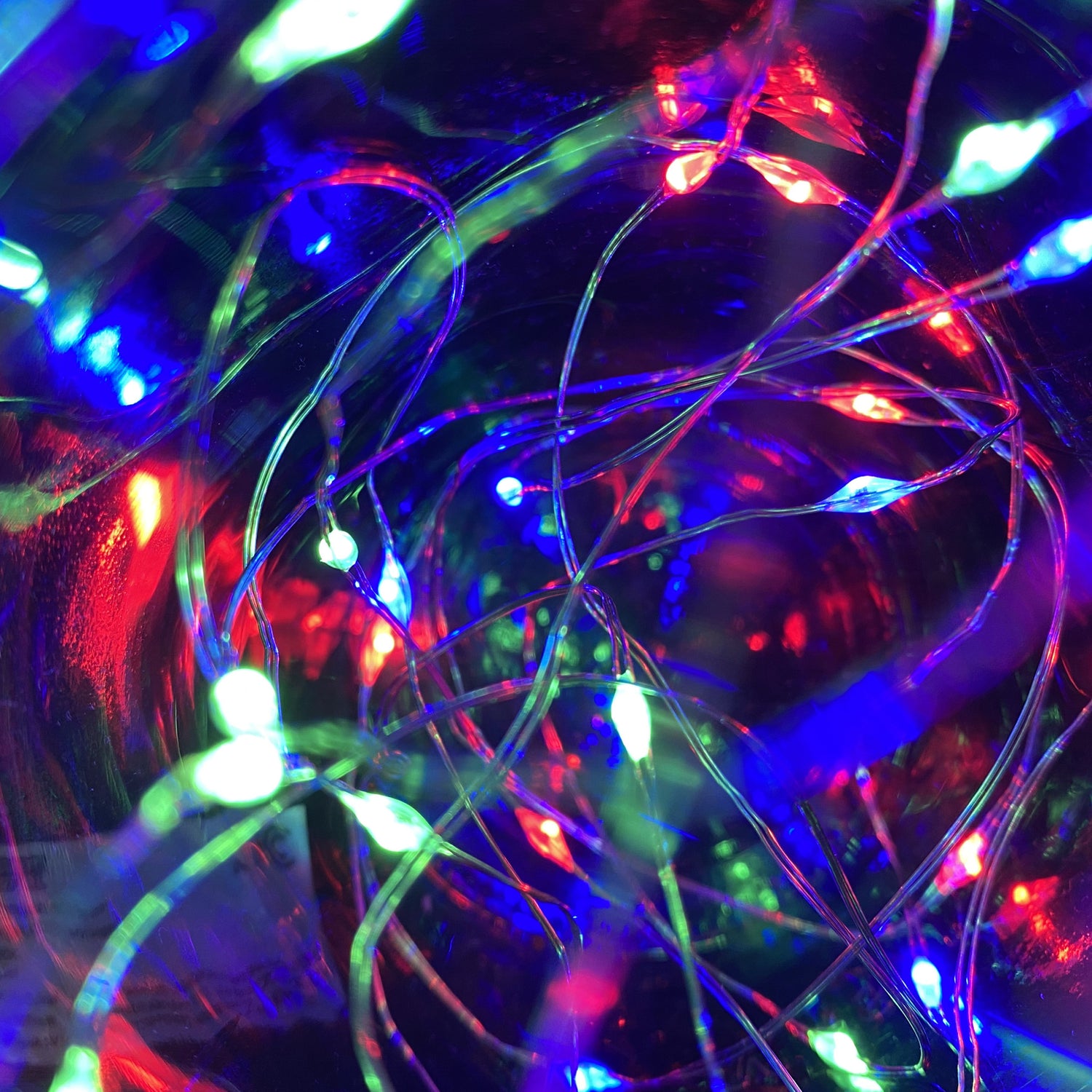 30 ft. Silver Wire RGB Fairy String Light