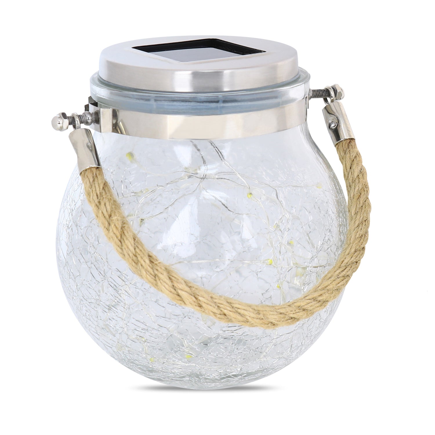 5 in. Solar Powered Fairy Jar Light