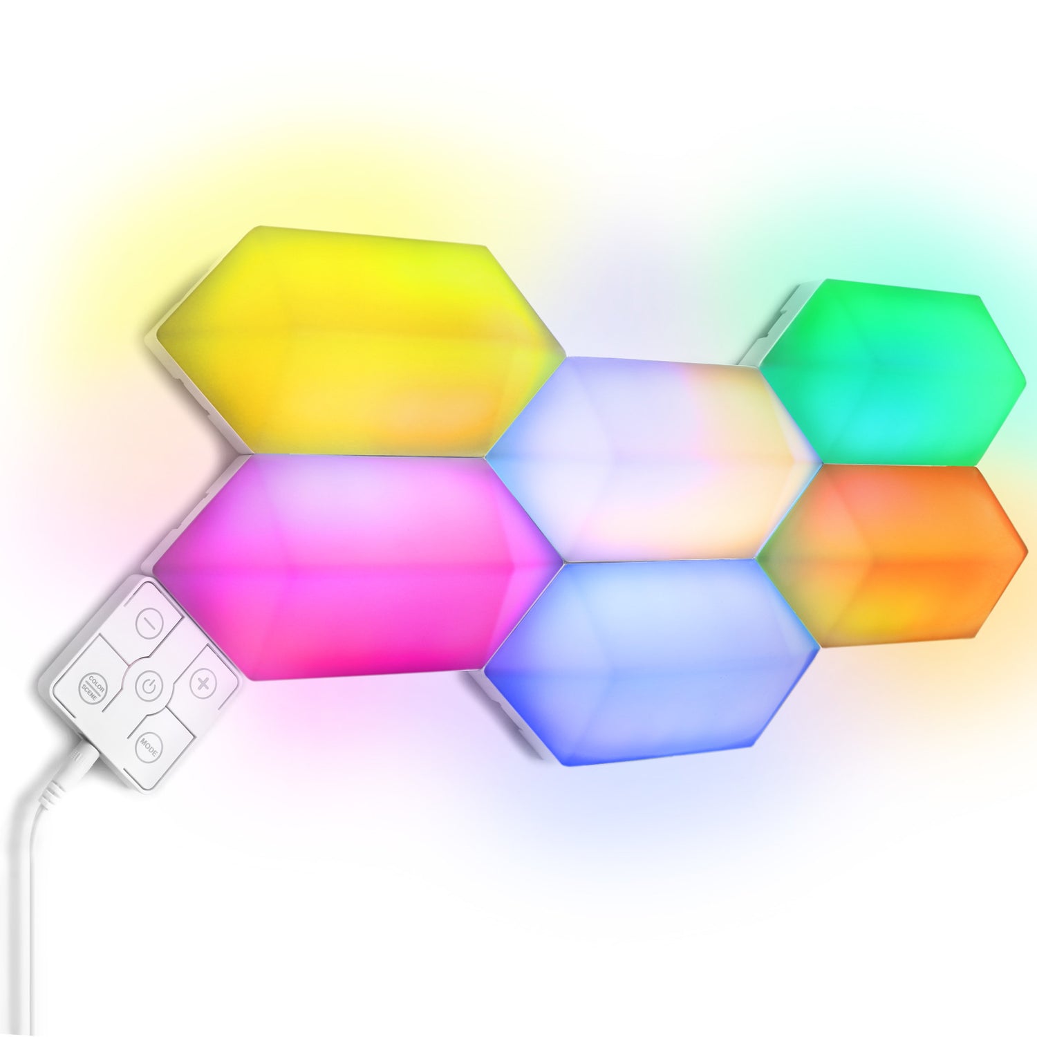 Smart Linkable Hexagon Light Tiles 6-Pack Starter Kit