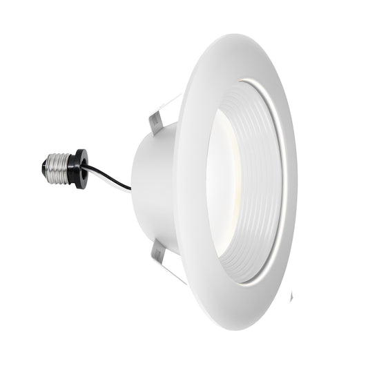 4 in. 7.7W (50W Replacement) Selectable White Deep Baffle Recessed LED Downlight