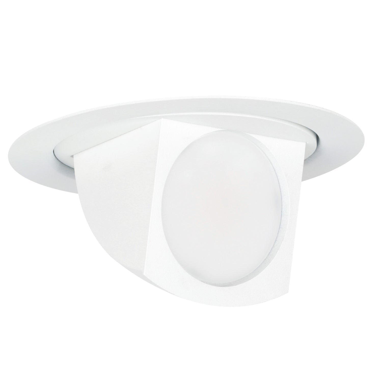 4 in. 9.6W (65W Replacement) Daylight (5000K) Enhance Dimmable Adjustable LED Recessed Downlight