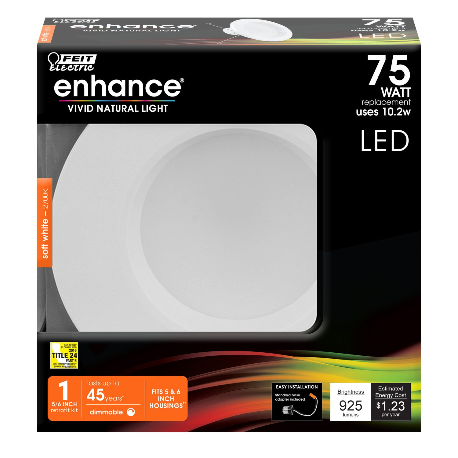 925 Lumens 2700K 5/6 in. Dimmable Enhance LED Recessed Downlight (6-Pack)