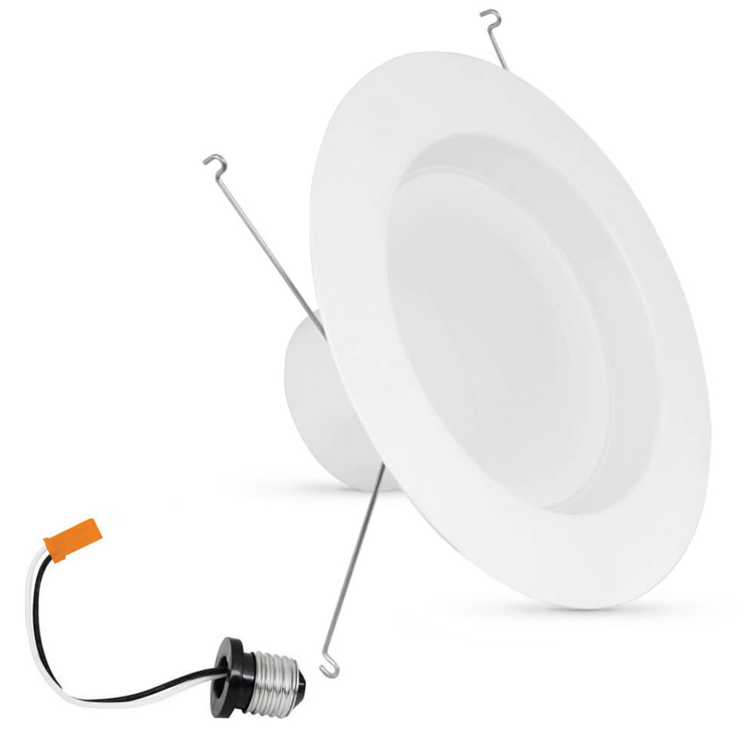 6 in. 11.1W (75W Replacement) Color Changing Smart Alexa Google Recessed Downlight (2-Pack)
