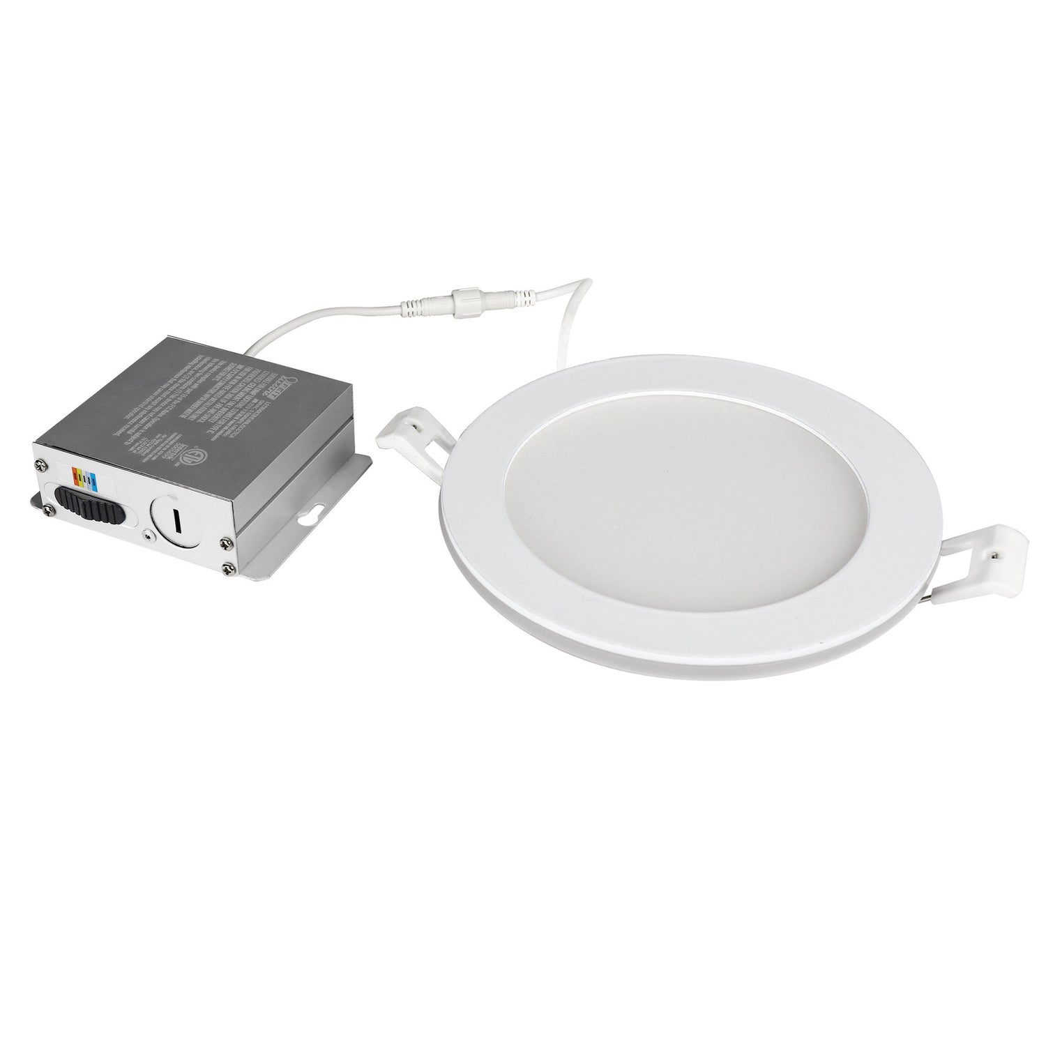 6 in. Tethered J-Box Selectable White (5CCT) High Output LED Downlight With Night Light Mode