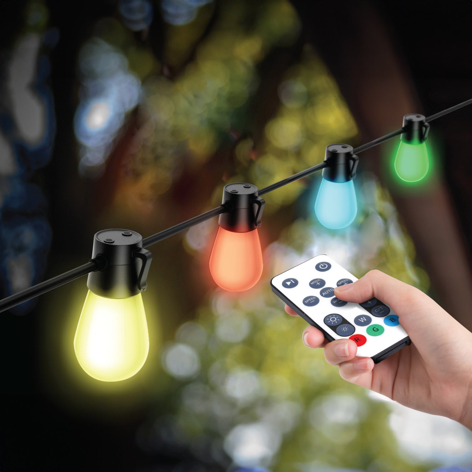 24 ft. Color Changing Smart LED String Lights