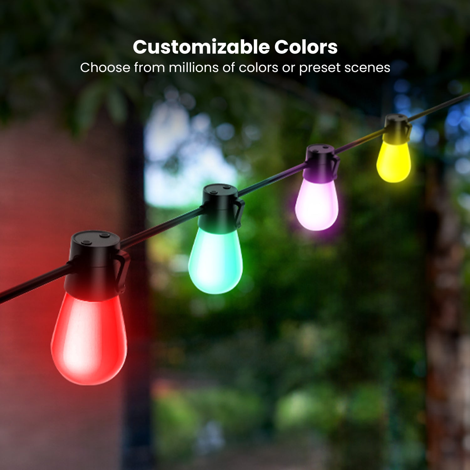 24 ft. Color Changing Smart LED String Lights