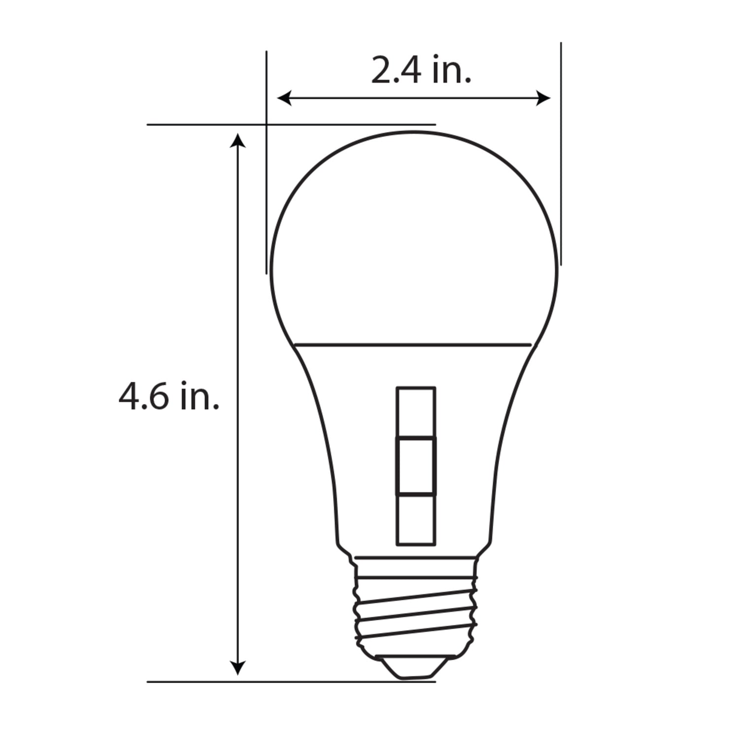 Feit Electric 2.6 in. Battery Operated LED White Motion Sensor 8