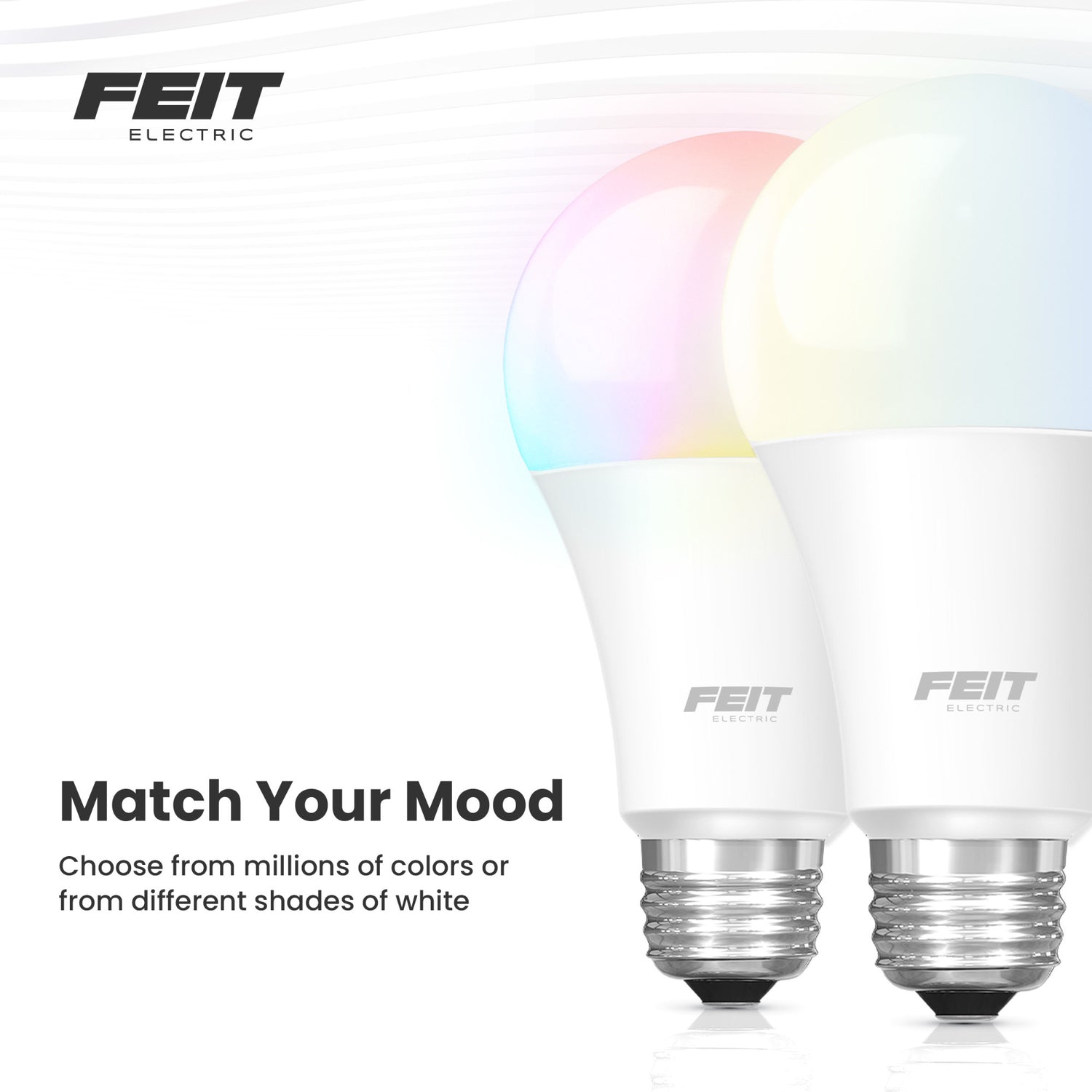 9W (60W Replacement) Color Changing RGBW A19 Alexa Google Smart Wi-Fi Bulb