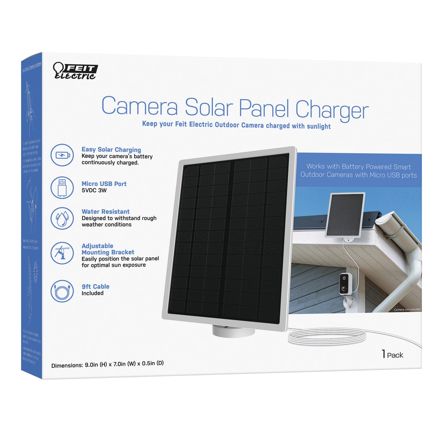 Smart Camera Solar Panel Continuous Charger