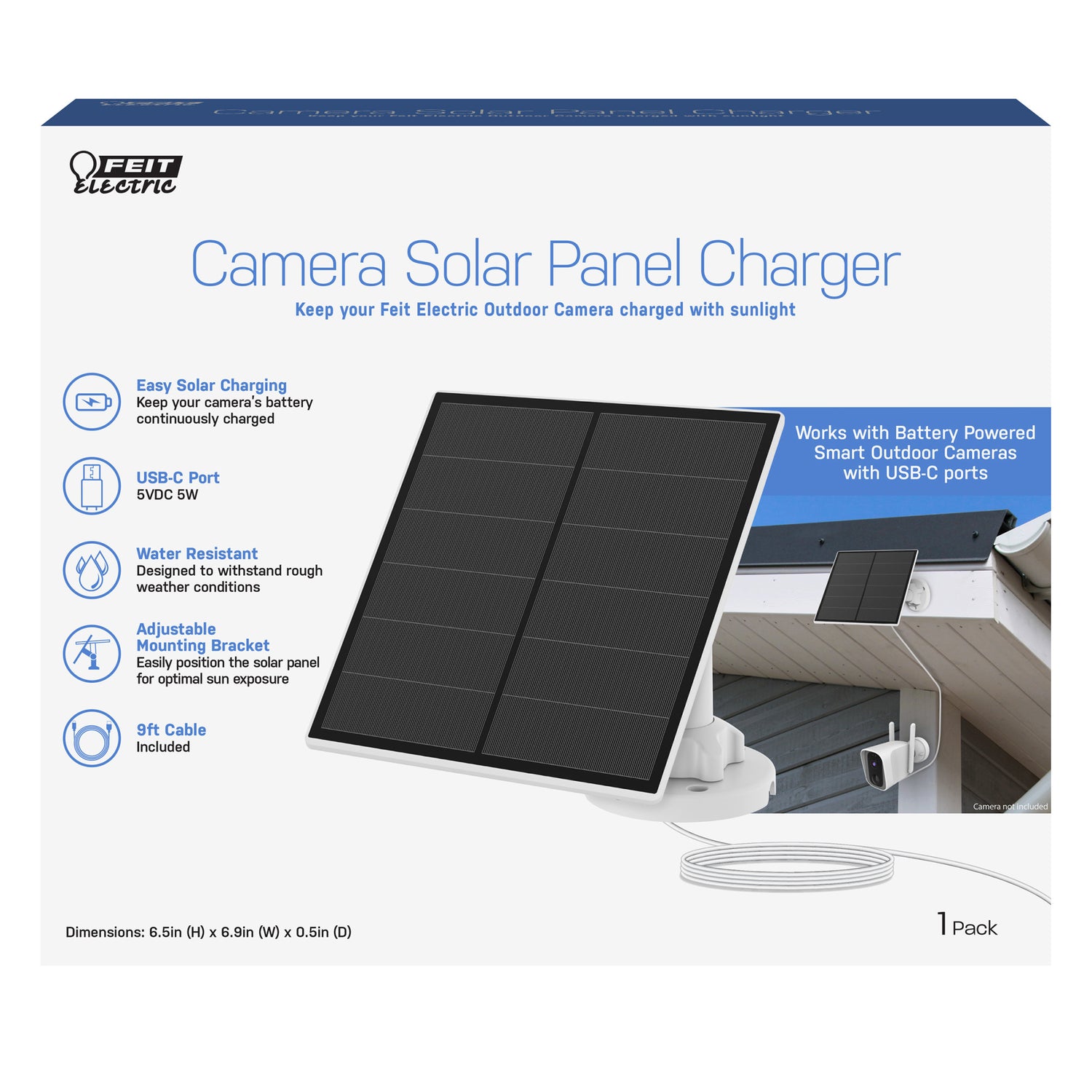 Smart Camera Solar Panel Continuous Charger