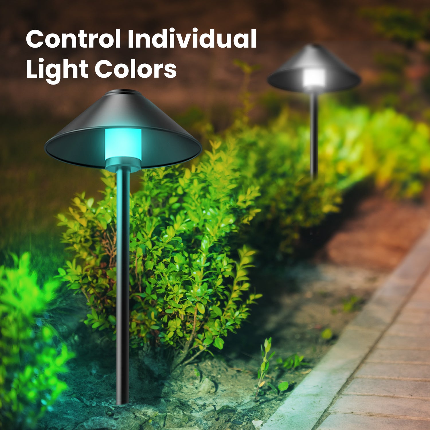 Smart Color Changing and Tunable White Path Lights (4-Pack)