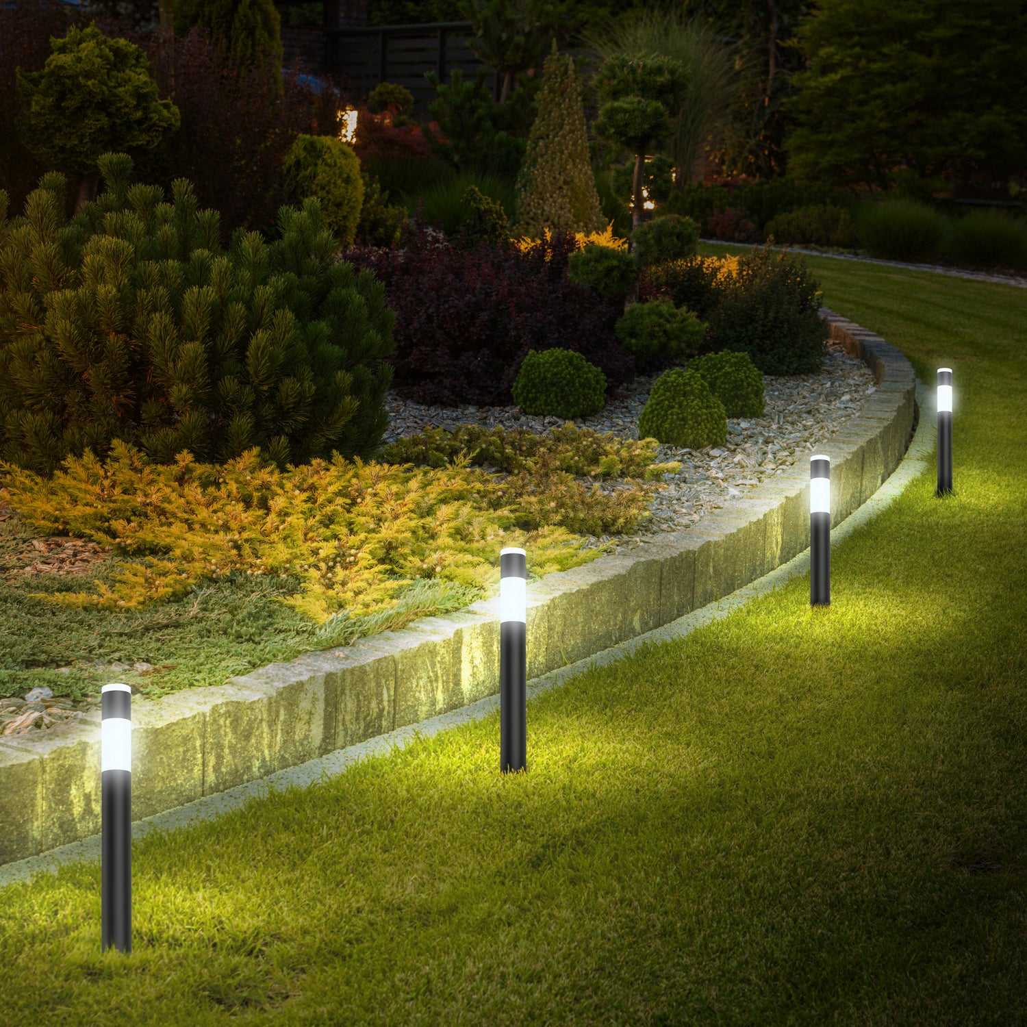 Smart Color Changing and Tunable White Path Lights (4-Pack)