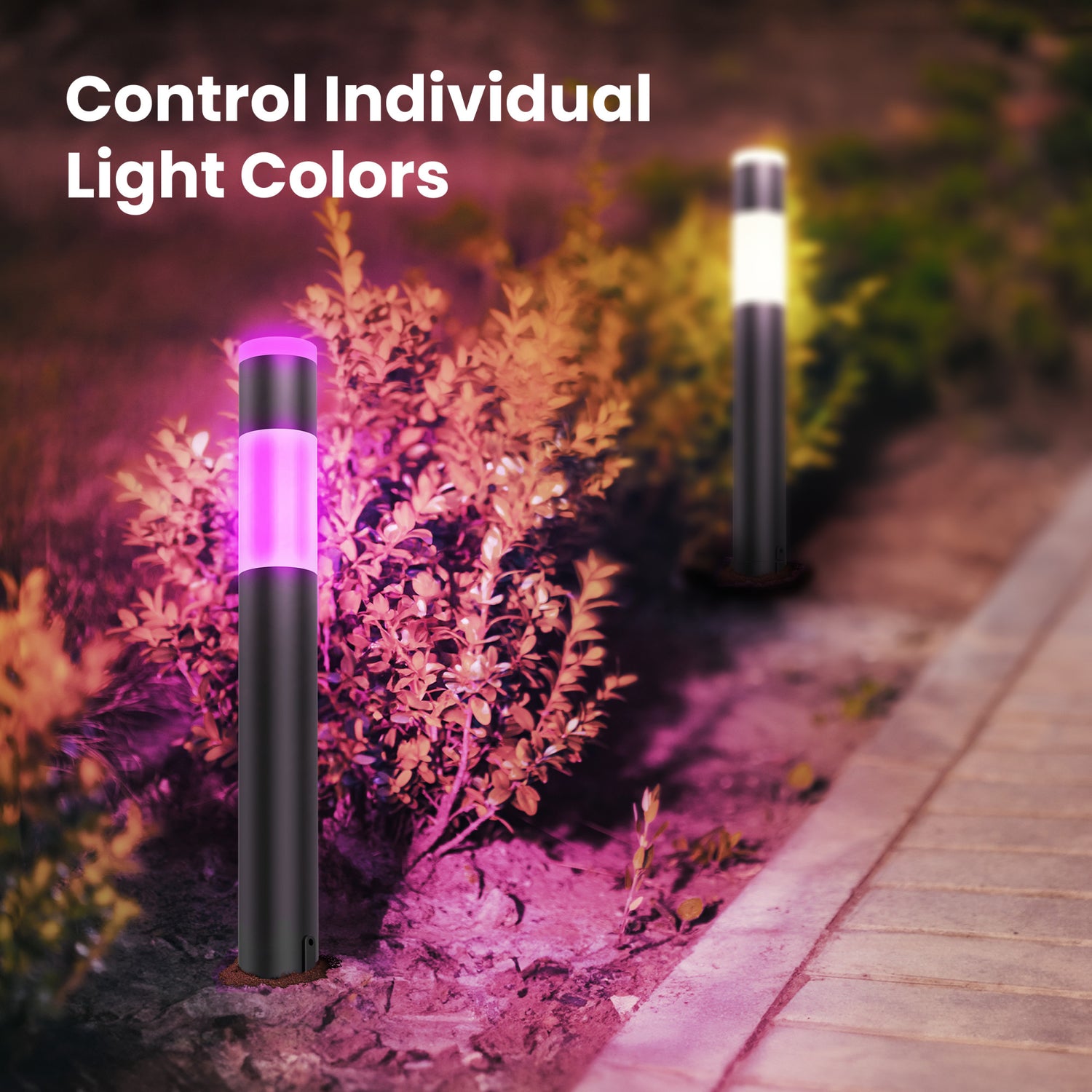 Smart Color Changing and Tunable White Path Lights (4-Pack)