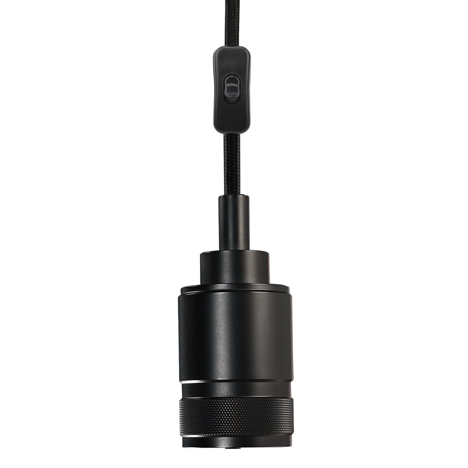 15 ft. Matte Black Plug-in or Hardwire Pendant